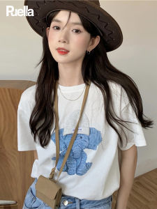 puella | Elephant Print 3D Hat T-Shirt