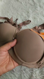 เสื้อชั้นในไม่มีโครง (แพ็ค 3 ตัว)เสื้อชั้นใน AL B5 คัพB ฟองน้ำบาง ไม่มีโครง ตะขอถอดสายไม่ได้ 34-40 นิ้ว