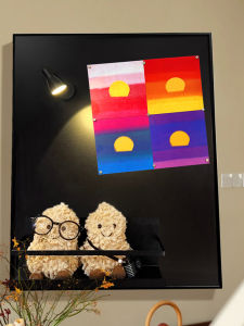 Cute Magnet Blackboard Cover Up Decorative Paintings