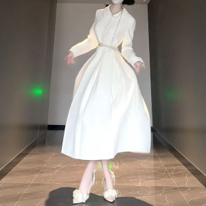 CHANGTONG | French Gentle Style Waist-Shaping Dress