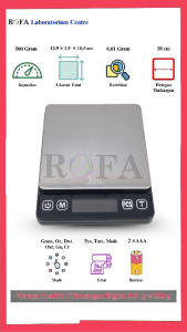 Neraca Analitik / Timbangan Digital 001 Gram Kapasitas 500 Gram