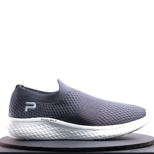 PAULMAY - Sepatu Slip On Running Pria Go Walk - Grey