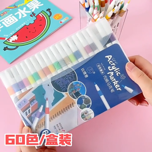 HAHA TOY Acrylic Marker Set Spidol Akrilik DIY Painting Acrylic Painter Pastel Pulpen Drawing Warna