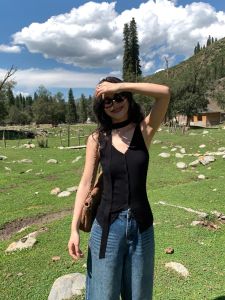 เสื้อกั๊กถักแขนกุดคอวีสไตล์ฝรั่งเศส Pusumede สำหรับผู้หญิงในฤดูร้อน เสื้อคลุมกันหนาวแบบมีเอวเข้ารูป ดีไซน์เก๋ไก๋ ไม่มีแขน