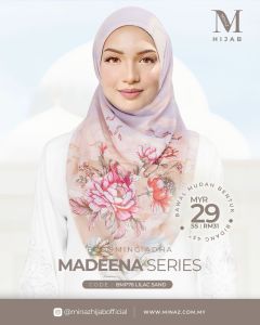 BAWAL MINAZ COTTON BIDANG 45 BY MINAZ HIJAB