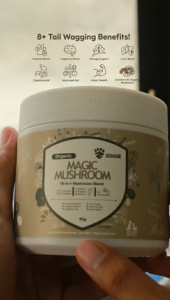 ZOOST 10 in 1 Mushroom Powder Supplement for Dogs and Cats - For Immune Energy and Vitality