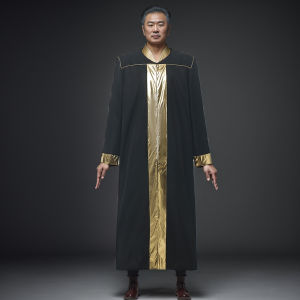 Clergy Mens Robe Church Priest Minister Choir Cassock Prayer Performance Costume