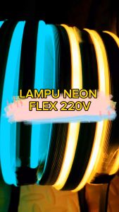 Lampu Neon Flex 220v 1-20M free soket Led Selang Fleksibel 220v Warna Neon Box Outdoor wateproof