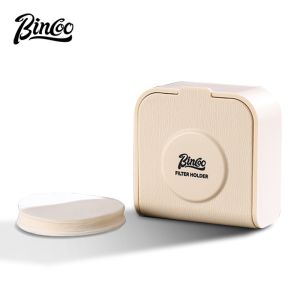 BINCOO Coffee Filter Paper Storage Box Round