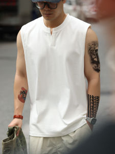BGYO | Áo Thun Không Tay V-Neck Thể Thao Phong Cách Mỹ