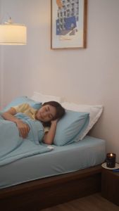 Combo 2 Vỏ Gối Nằm 1 Vỏ Gối Ôm Silk Ice Mát Lạnh Chagota Bedding Cao Cấp Thoáng Khí