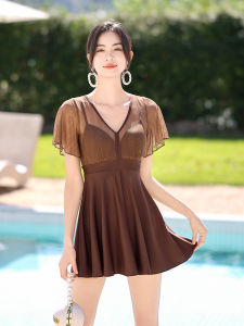 Bộ Đồ Bơi Cỡ Lớn Dành Cho Nữ Có Áo Ngực Thép Che Bụng Váy Cảm Giác Cao Cấp Đồ Bơi Dành Cho Nữ Đồ Bơi Mùa Hè