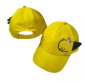 Topi Anak Nama Bordir Karakter Dino Lucu