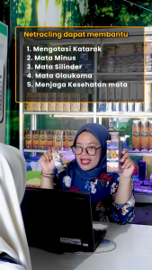 madu mata NETRACLING bonus tetes UNTUK MATA MINUSKATARAKGLUKOMA & silinder
