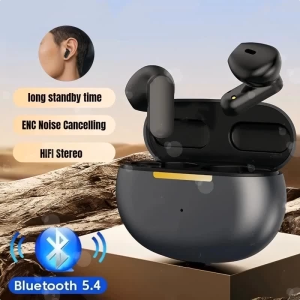 หูฟังบลูทูธ Earphone 5.4 Touch Control อายุการใช้งานแบตเตอรี่ยาวนานเสียง HD พร้อมไมโครโฟน หูฟัง