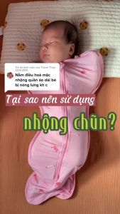 Nhộng Chũn Cho Bé Quấn Chũn BUNNY Cao Cấp Túi Ngủ Cho Bé Ngon Giấc Ủ Kén Sơ Sinh Vải Dệt Kim Cotton Mềm Mại Thấm Mồ Hôi