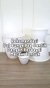 Pot Bunga Bee 25cm: Desain Unik & Tahan Cuaca