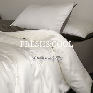 susan | Luxurious Cool Ice Silk Bedding Set 4 Pieces
