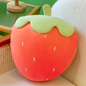 QIAOSHANG | Soft Strawberry Plush Pillow