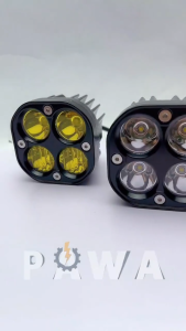 60W Waterproof Work Light LED Driving Light 3-inch Headlight Off-road LED Square Spotlight for Trucks