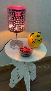 Wooden Butterfly End Side Table Coffee Table Small Table Bedside Table Tea Table Living Room Bedroom Balcony Magazine Rack?Book Rack