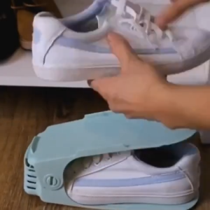 Double layer Adjustable Shoe Organizer Shoe Box Stand Shelf Shoe Space Saving