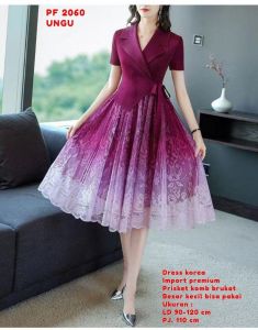 Dress ombreng/Dress kimono/dress premium