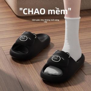 MONLEYTA | Dép đi trong nhà EVA chống trượt đế dày thoải mái cho nữ mùa hè 2025 Dép đi trong nhà phong cách ngọt ngào EVA