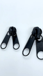 5Pcs Zipper Slider for Nylon Zipper Double Pull Zipper Head 5# 8# 10# for Sewing Bag Clothes Tent