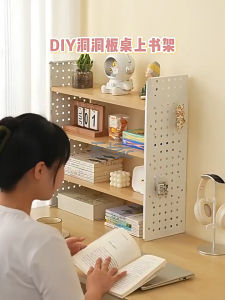 Desktop Organiser Shelf Office Table Storage Rack Student Simple Multi-layer Book Shelf Stationery Organizer Rack Shelf Gift Idea