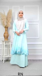Kurung ALYA by RafandaNur Kurung Moden Princess Cut Polycrepe (Saiz S-3XL)