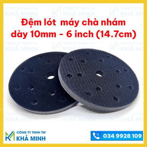Đệm lót máy chà nhám đế 6 inch (14.7cm) dày 10mm