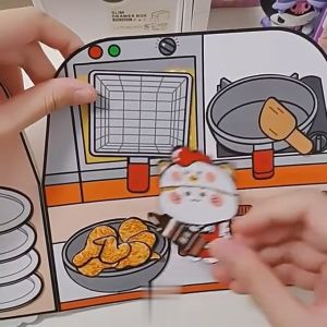 FH-M354 Mainan Edukasi Anak Quiet Book DIY No Cutting / Mainan Motorik Busy Book Activity Kids