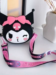 Little Girls Bag Cute Clow M Small Shoulder Bag Cartoon Silicone Kids Baby Shoulder Messenger Bag Casual Bag