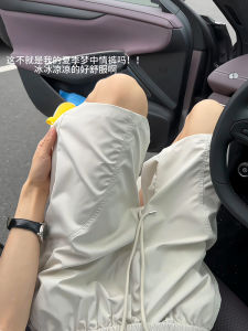 Quần Short Thể Thao Thường Ngày Cắt Chéo Phong Cách Mỹ Cho Nam Mùa Hè Quần Bó Sát Quần Dài 4-5 Điểm Quần Mỏng Nhanh Khô