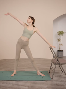 Yoga Chair Kursi Yoga Kursi Bantu Yoga COD dengan Penopang Punggung Lumbar untuk Latihan Keseimbangan Lipat cbl