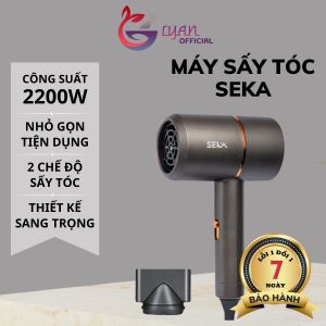 Máy sấy tóc tạo kiểu tóc chính hãng SEKA Công suất 2200W Máy sấy tạo kiểu ion âm chống khô tóc