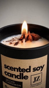 Lavender & Lemon Handcrafted Scented Soy Candle | JZ PERFUMERY