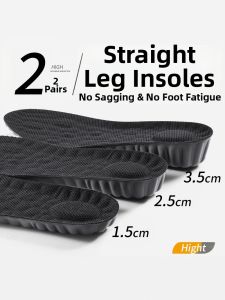 ZUYINBULUO | Invisible Shock Absorption Height Increasing Insoles 3cm