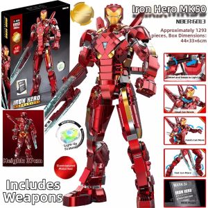 LELE BROTHER | Super Hero Iron Man MK50 Anti-Hulk Battle Armor Building Toy