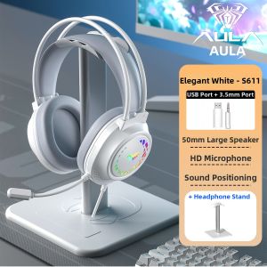 AULA-MOJING | Gaming Headset with Wired Microphone
