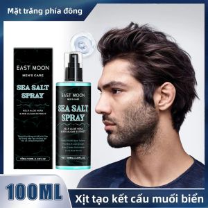 Sơn Tạo Kiểu Tóc Nam Sea Salt Giữ Nếp Lâu Độ Giữ Nếp Mạnh Nhẹ Tạo Bọt Mousse Mềm Mại Hiệu Ứng Lì Tạo Sóng Biển Tạo Độ Phồng Cho Tóc