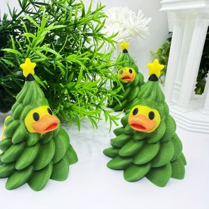 Tượng Vịt Cây Thông Noel Miệng Vàng Tượng Trang Trí Trong Nhà/ngoài Trời Thích Hợp Cho Bữa Tiệc Tại Nhà Văn Phòng Không Cần Điện