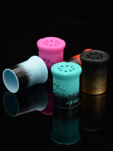 Ouqifeng Second Generation Silicone Fishing Rod Plug Breathable Leaky Anti-Collision Wear-Resistant Small Accessory Fishing Rod Cap