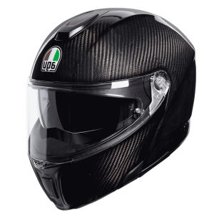 AGV | Carbon Fiber Flip-Up Full Face Helmet with Anti-Fog Double Lens