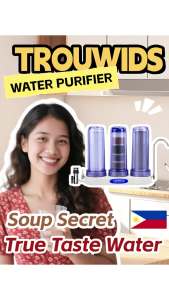 Authentic Water Filter 3 Stages Ultrafiltration Water Purifier Faucet Filter Complete Set