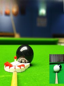 Billiards Beginner Special mid Eight Snooker Billiards Angle Ball Aim Imaginary Ball Sight Visual Locator Billiards Tool