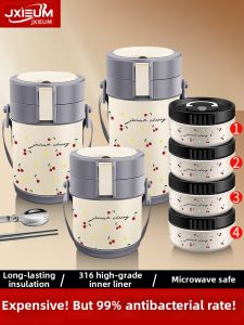 JXIEUM | Insulated Large Capacity Lunch Box