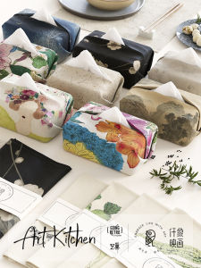 IMAGE1000 | Artistic Cotton-Linen Tissue Box