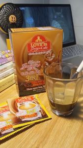 Cafe Sữa Rang Xay Hòa Tan 3IN1 LOVE’IN SAIGON CAFE - Khánh Hòa NutriFoods - Gói 18g x hộp 12 gói/ túi 18 gói/ combo 3 hộp/ combo 2 túi